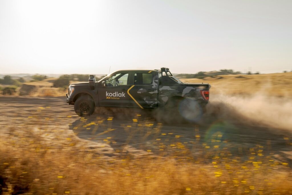 Kodiak’s military prototype AV is a Ford F-150 pickup