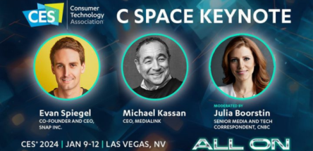Snap Co-Founder and CEO Evan Spiegel and MediaLink CEO Michael Kassan to Keynote CES 2024