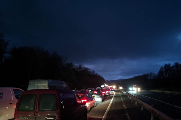 M2: Live updates as motorway crash causes traffic delays