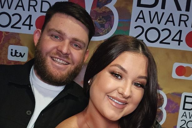 Swansea couple's 'surreal' 24 hours after Greg James gives them Brits tickets and babysits daughter