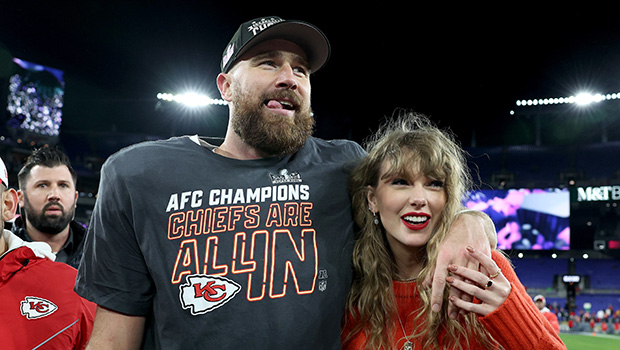 Taylor Swift Holds Travis Kelce’s Hand at Patrick Mahomes Charity Gala – Hollywood Life
