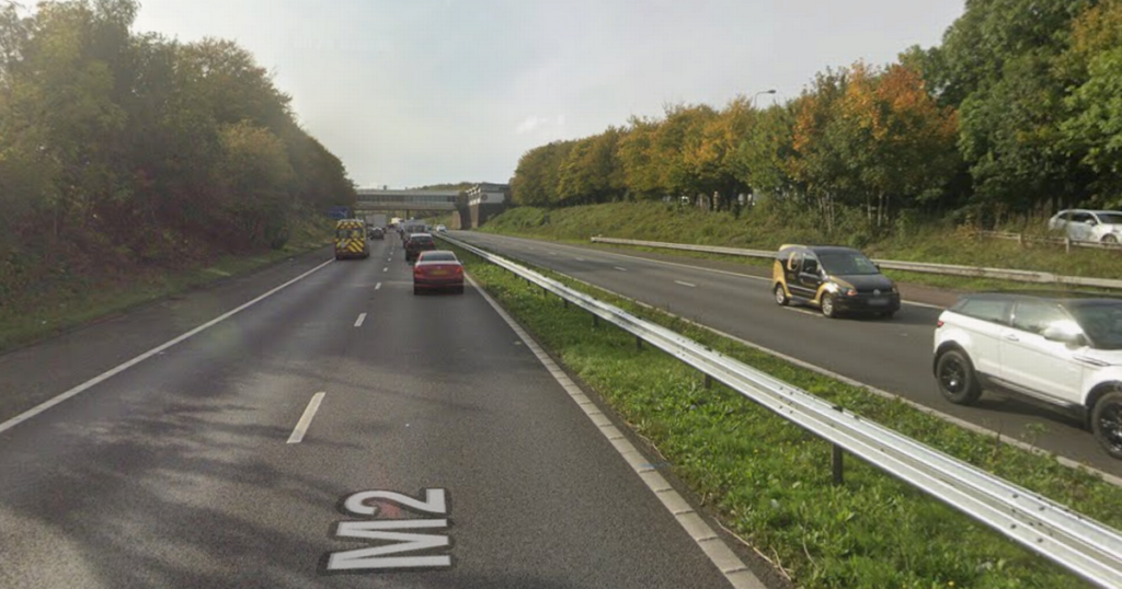 Woman in her 20s dies after M2 crash on Christmas Eve