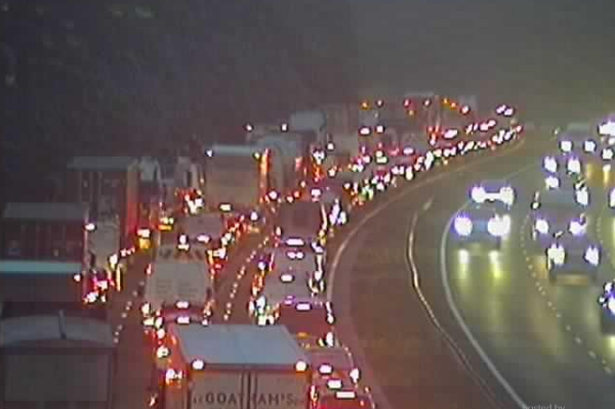 Kent live M25 updates as two-car crash forces all traffic to be temporarily held