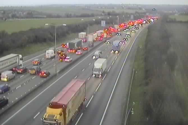 M25 crash causes long delays near Swanley Interchange – recap