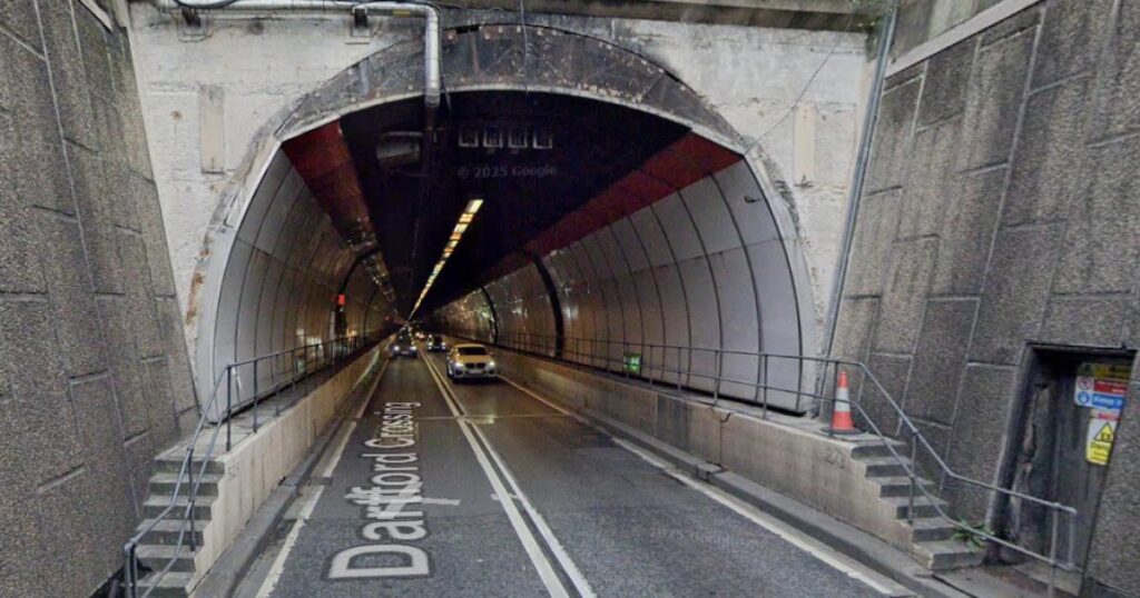 Dartford Crossing tunnel closures for December 7
