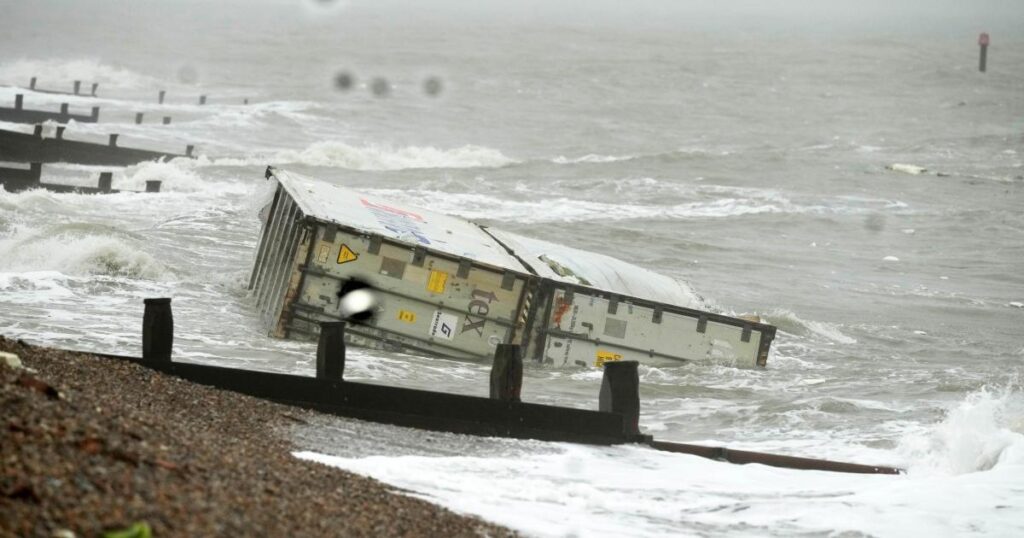 Coastguard statement on shipping containers at Selsey beach