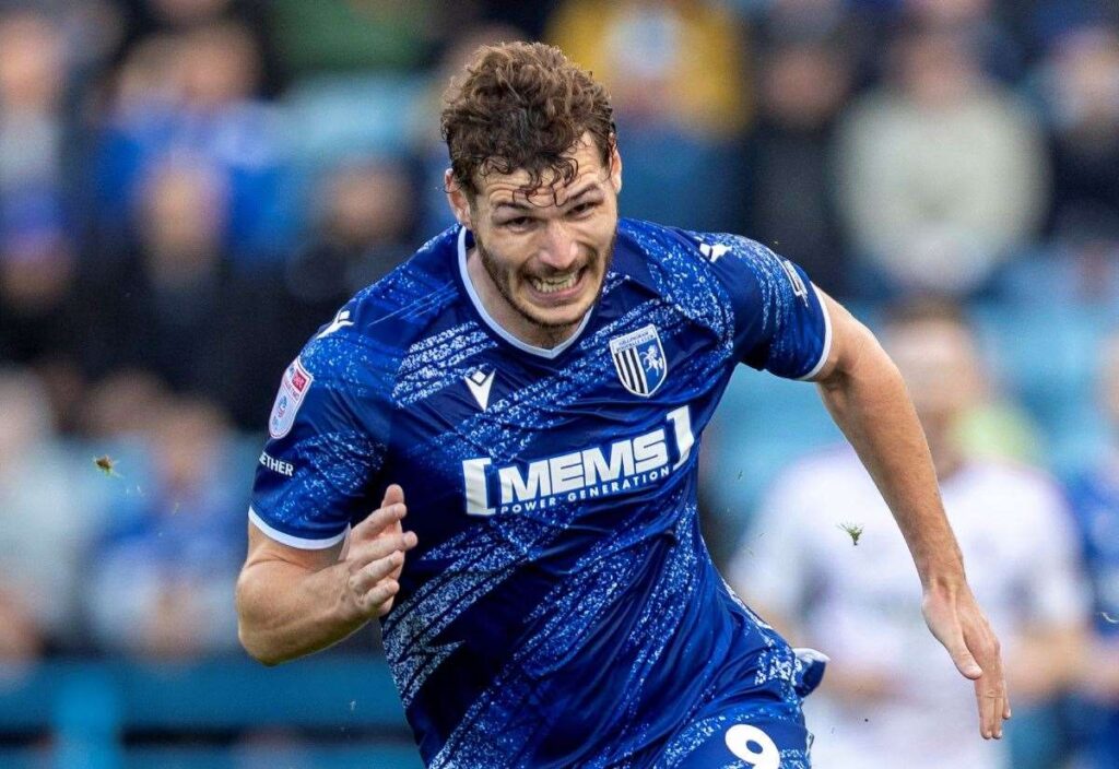 Gillingham manager Gareth Ainsworth on refereeing decision to caution Shrewsbury’s Will Boyle rather than send him off for a professional foul