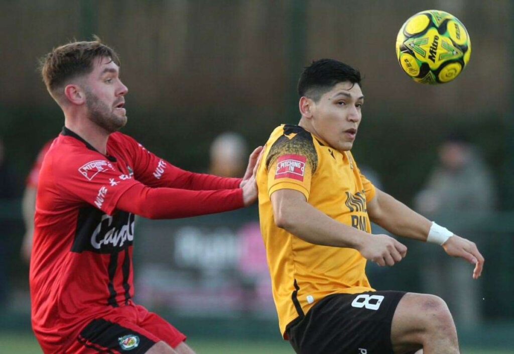 Folkestone Invicta make it 11 wins in a row, Chatham Town and Dartford pick up victories; Ashford United lose nine-goal thriller at Three Bridges