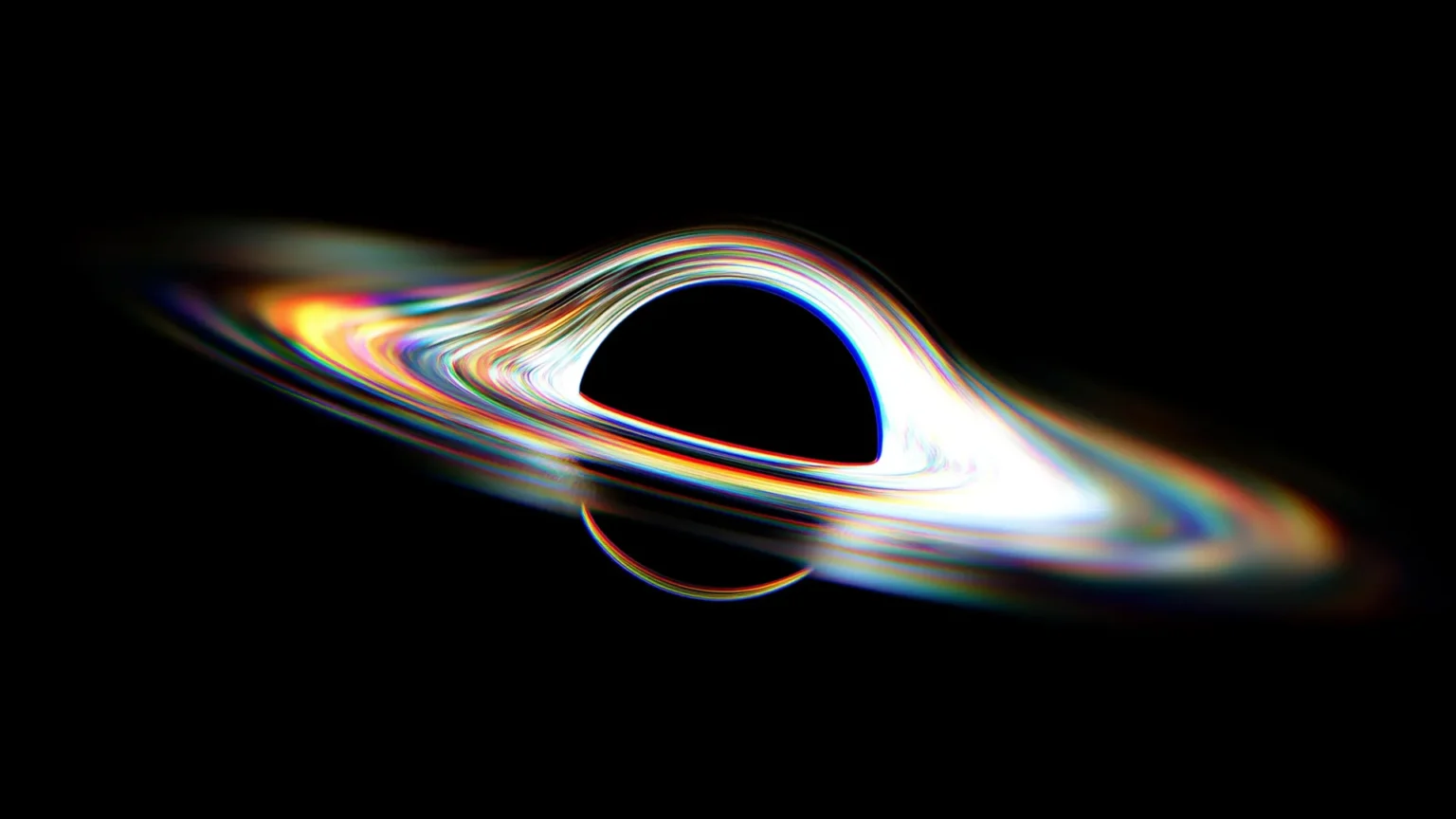 Astronomers just watched a black hole twist spacetime