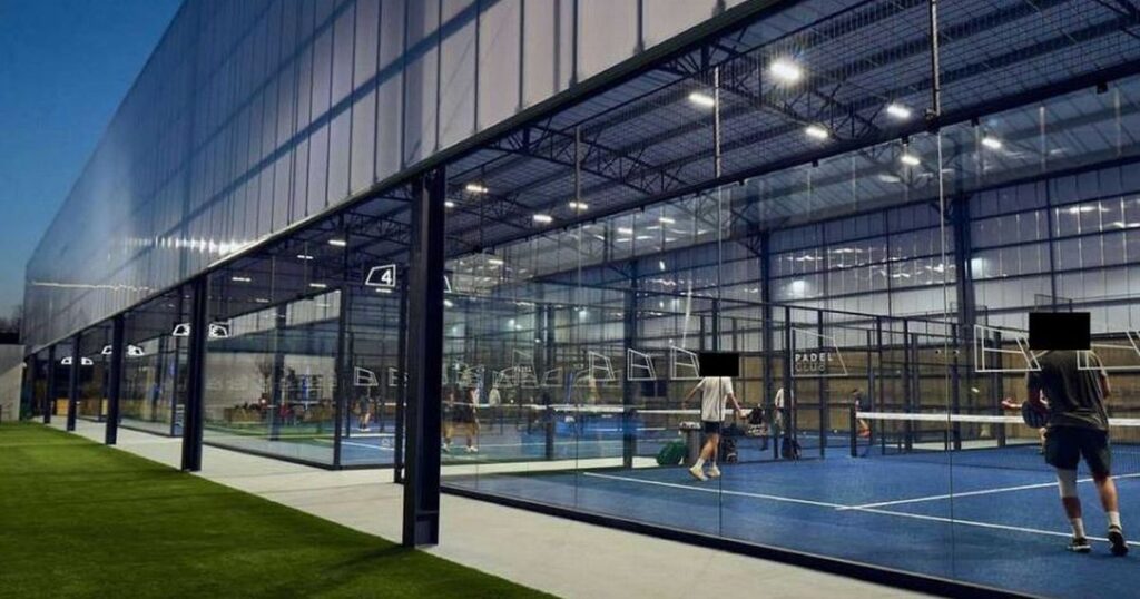 New padel centre for Tunbridge Wells with five courts and a clubhouse with showers