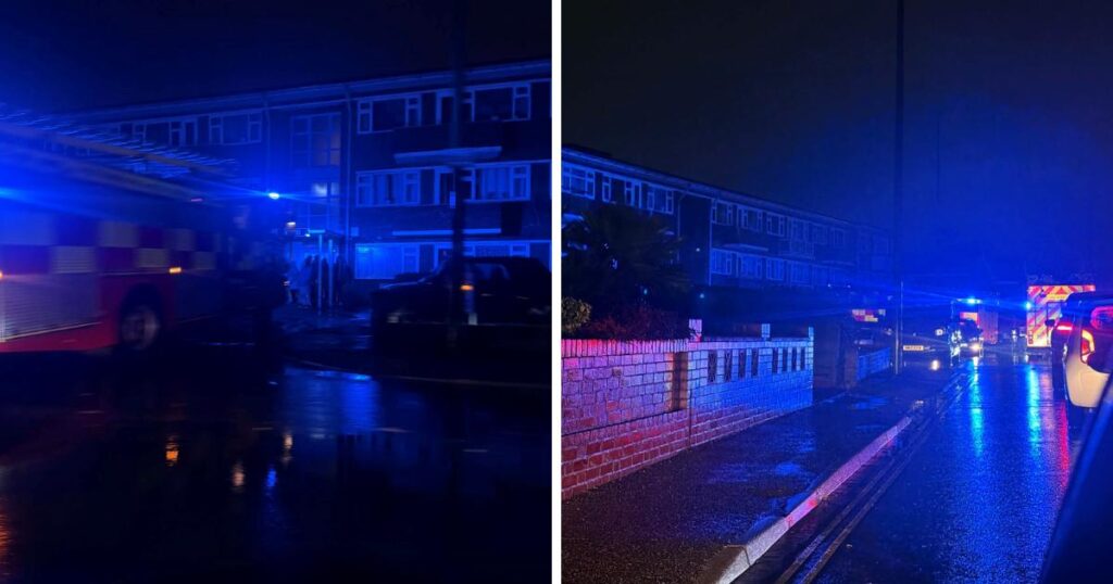 Power blackout following fire at sub station