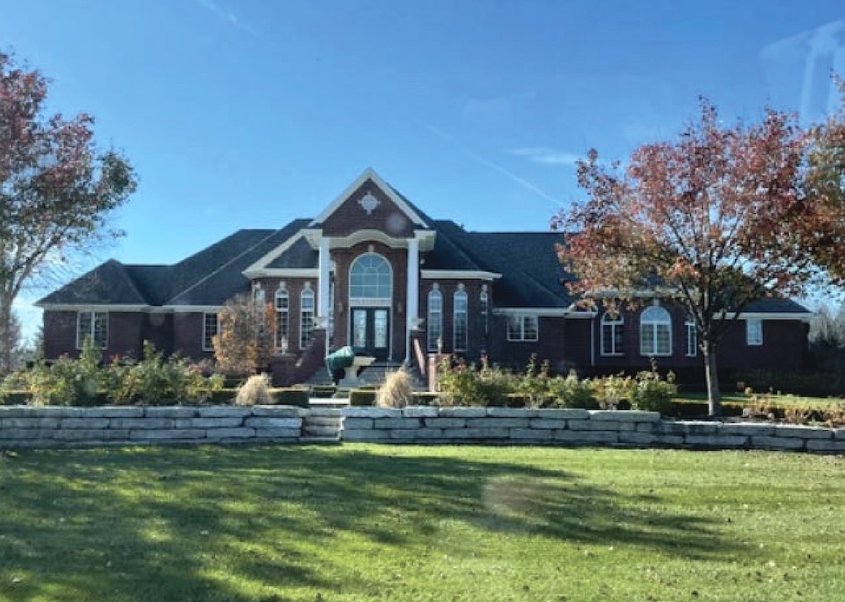 A surveillance photo taken by HSI agents showing Bryan Fleming's home in Michigan.