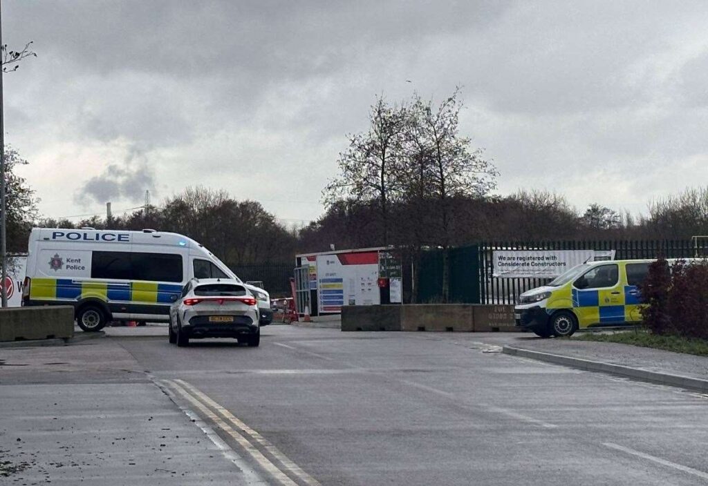 Man dies at Eurolink Industrial Estate in Sittingbourne near COOK Classic building