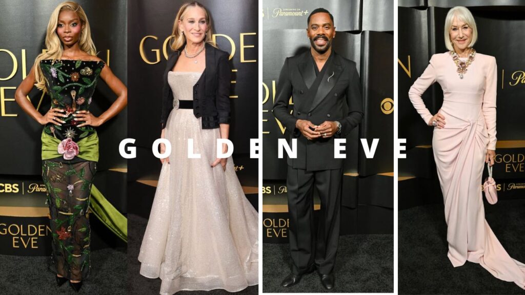 On the Scene at the Golden Eve: Olandria Carter Stuns in a Black Floral Sevon Dejana Dress, Sarah Jessica Parker Sparkles in Paolo Sebastian, Coleman Domingo in a Black Dolce & Gabbana Suit + More!