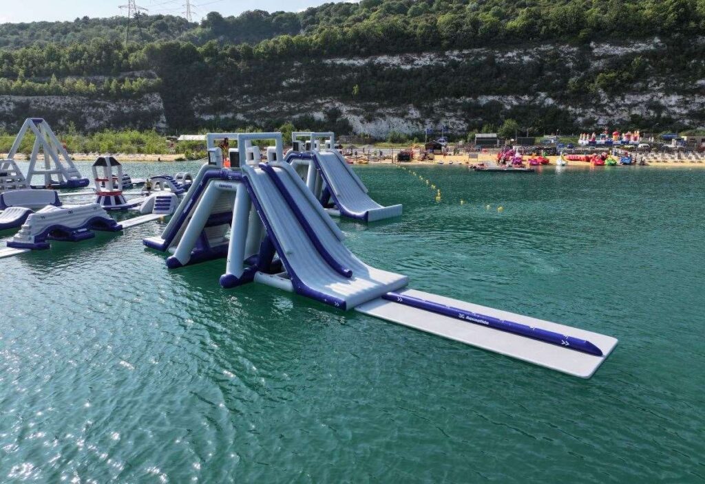 Inflatable aqua park at St Andrews Lakes in Halling to undergo huge expansion