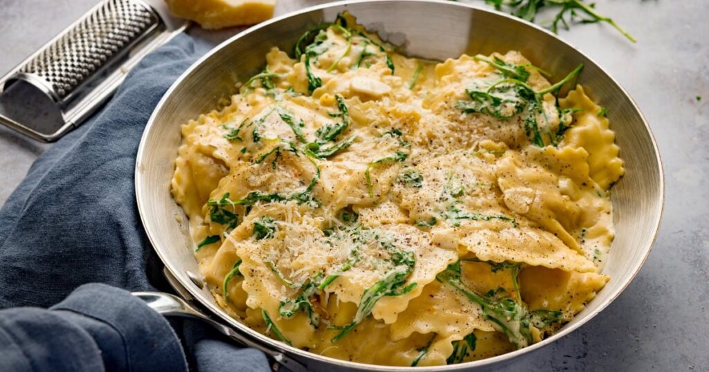 Creamy Lemon Ravioli (One-Pan, 20 Minutes)