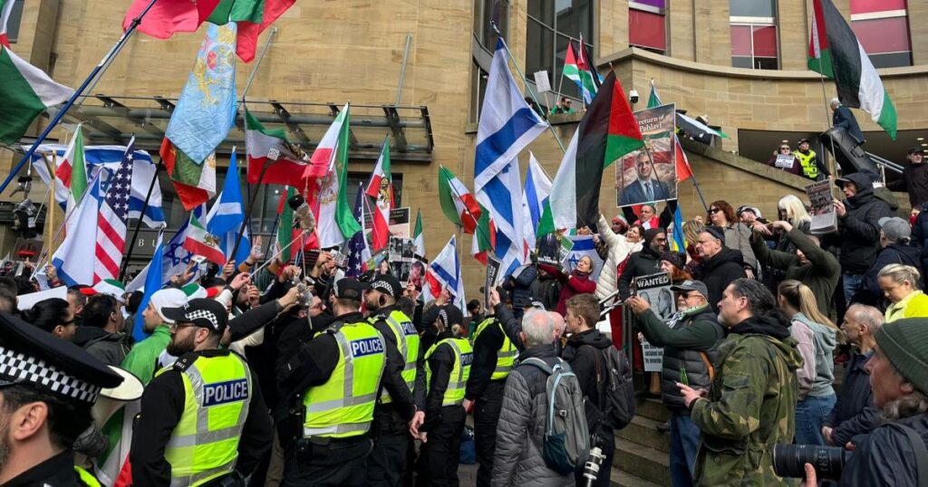 Protest over 'US and Israeli aggression' planned in Glasgow city centre