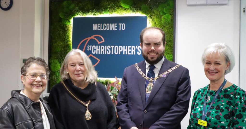Bromley mayor visits St Christopher’s Hospice after upgrade