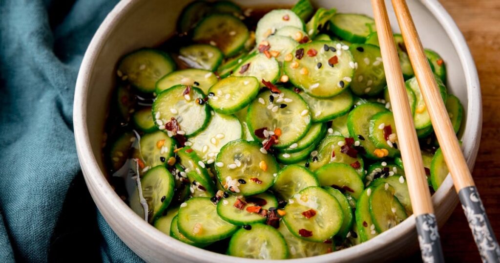 Asian Cucumber Salad – Nicky’s Kitchen Sanctuary