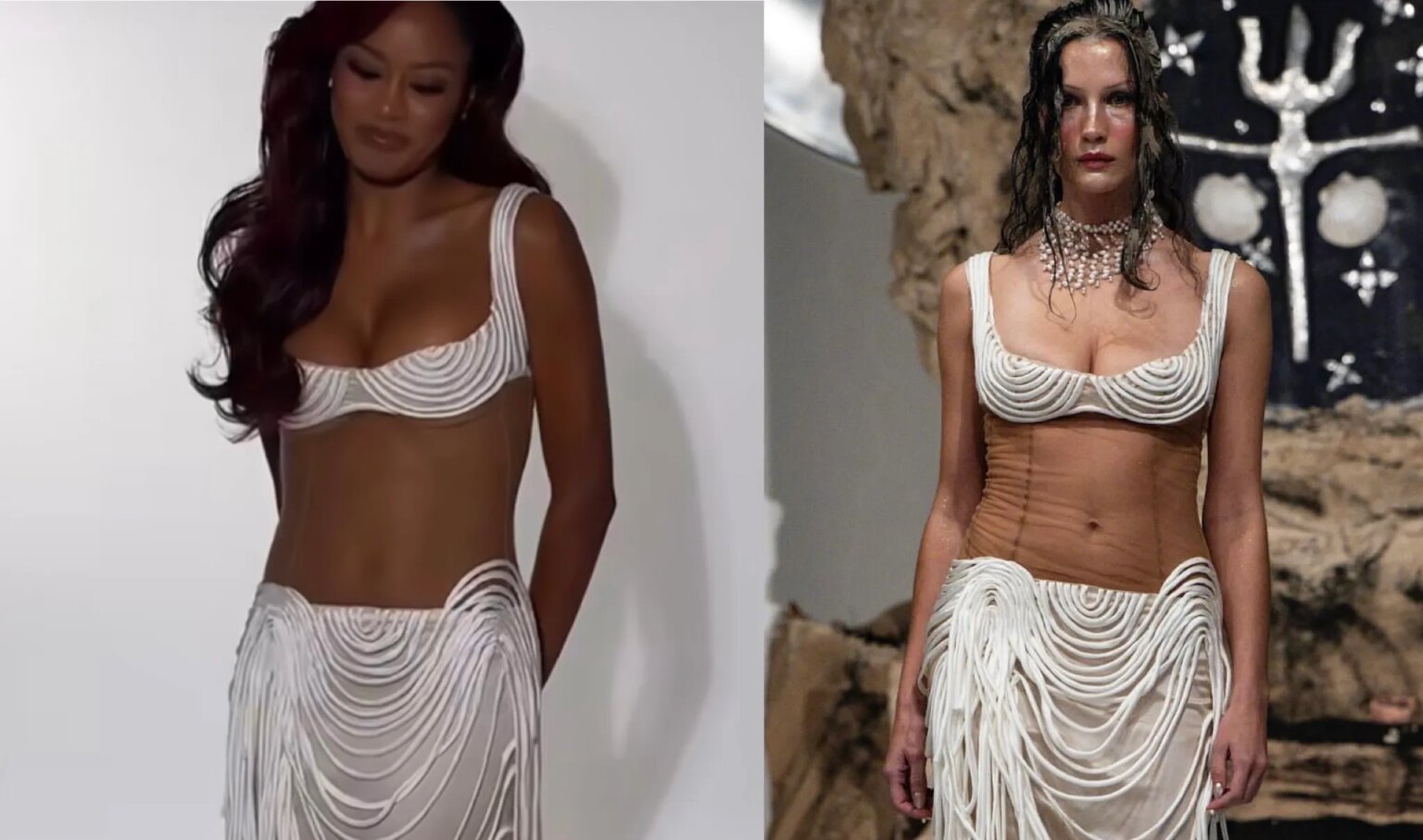 Ciara Miller Wore a Dipetsa SS26 Rope Fringe Look at the Summer House Reunion