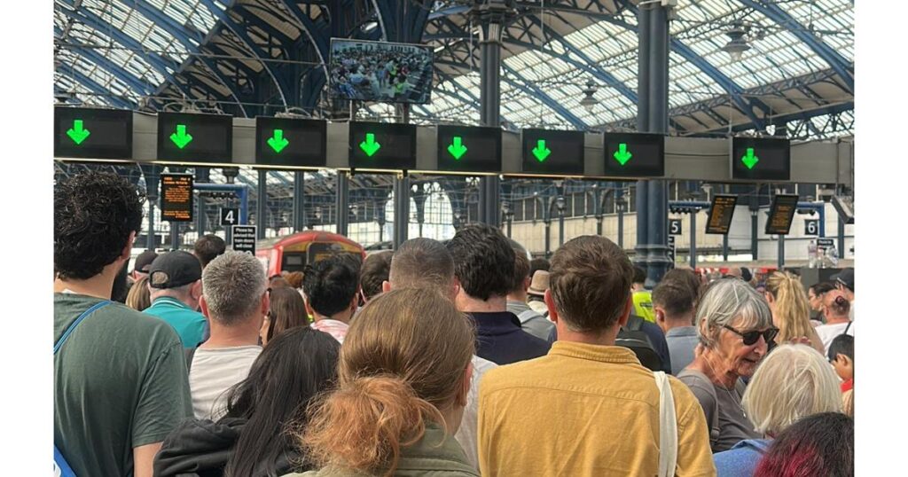Recap: Cancelled trains contribute to overcrowding of 'hellish inferno' train