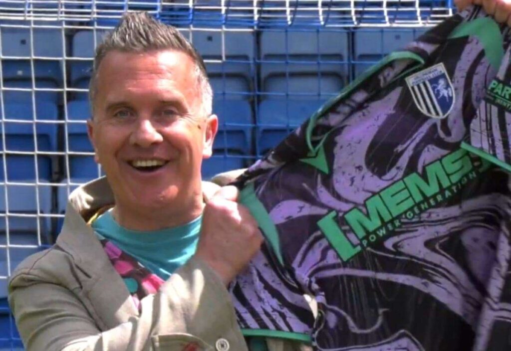 Gillingham turn to CBeebies presenter and lifelong fan Phil Gallagher, aka Mister Maker, to help create a lilac and black third shirt
