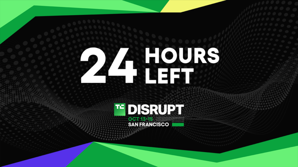 Final 24 hours to save up to $410 on your Disrupt 2026 ticket