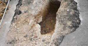 Sinkhole forces road closure in Bognor