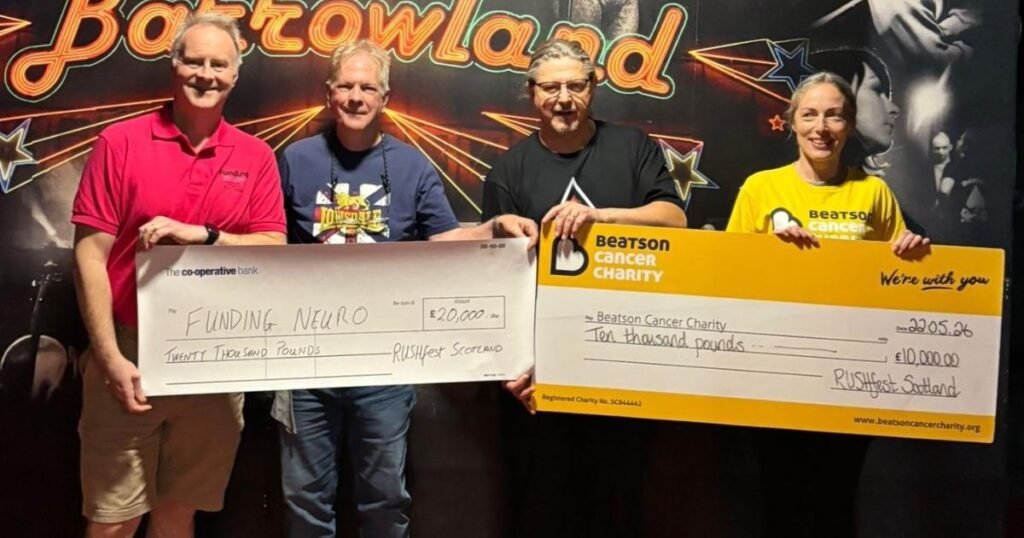 RUSHfest Scotland raised £30,000 for cancer charities