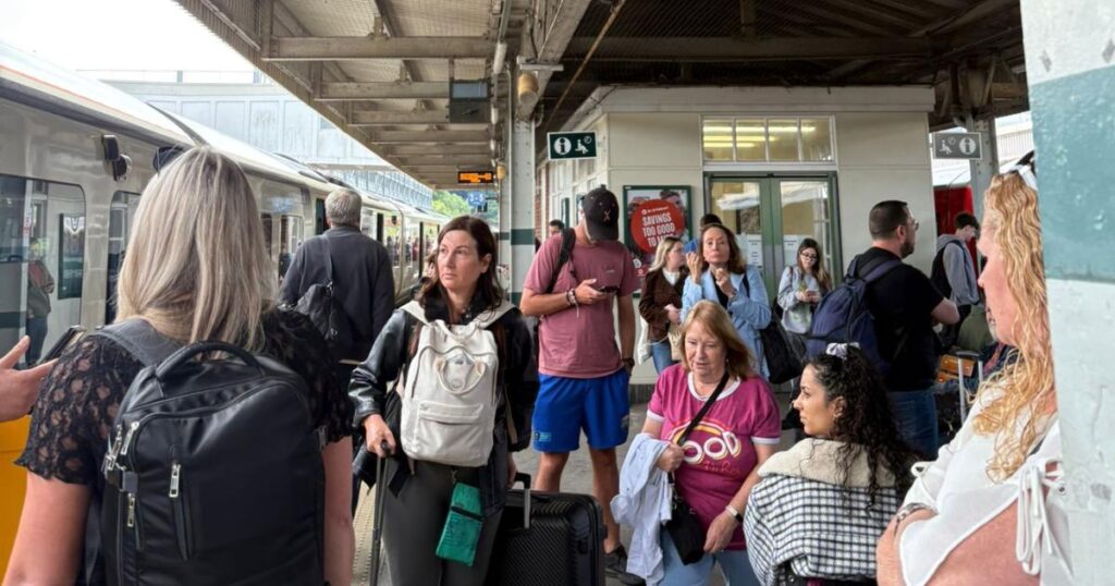 Major train disruption on Brighton line – live updates