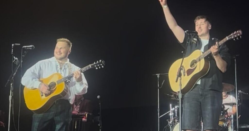 Singer says it was ‘surreal’ joining Zach Bryan on Murrayfield stage