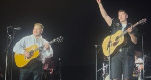 Singer says it was ‘surreal’ joining Zach Bryan on Murrayfield stage