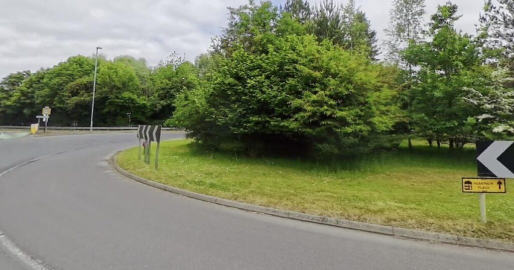 Live updates as A road partially blocked due to crash between van and car