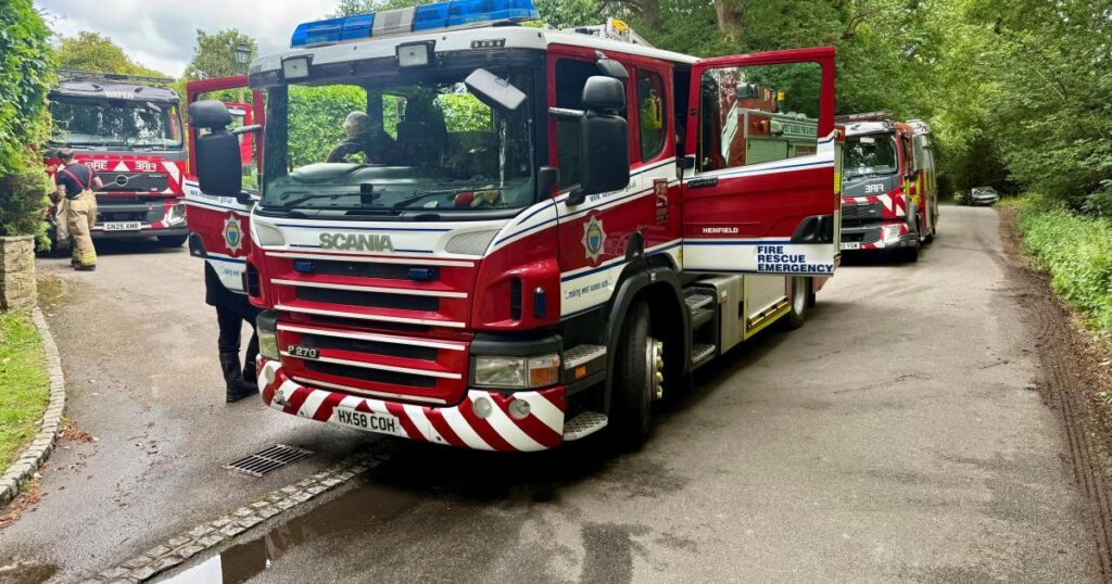 Live updates as multiple crews respond to property fire