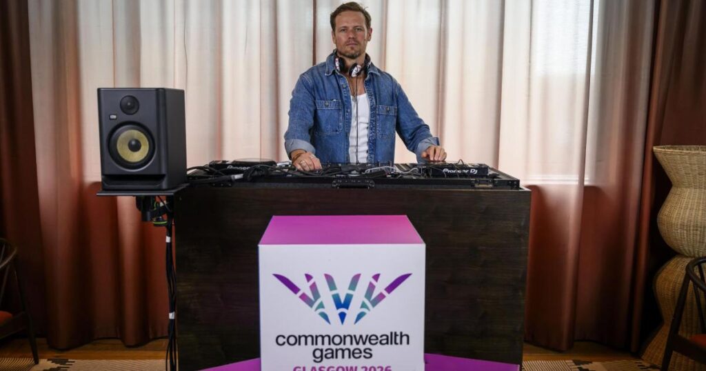 Sam Heughan lands next major role as Glasgow 2026 DJ