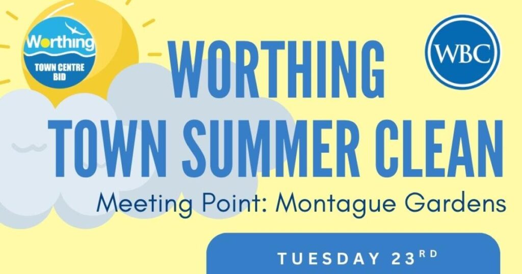 Worthing Town Summer Clean postponed due to weather warning