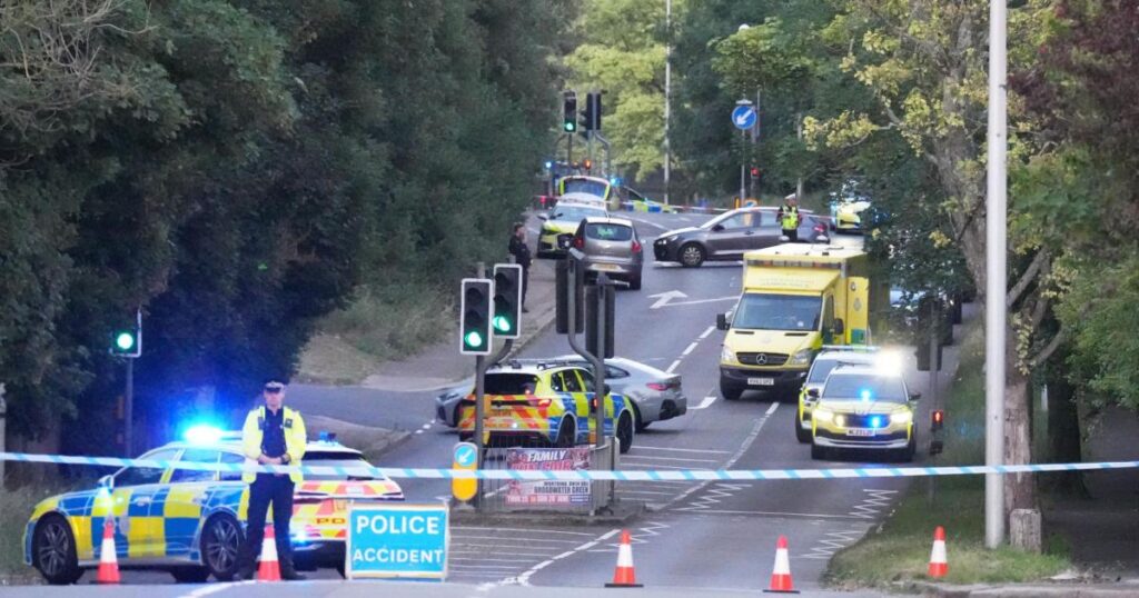Updates as section of A27 closed following crash