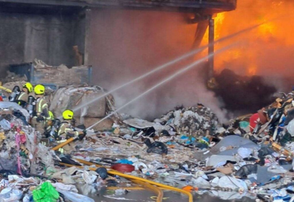 London Bridge and London Charing Cross train services to Kent disrupted by major fire at recycling centre in Bermondsey