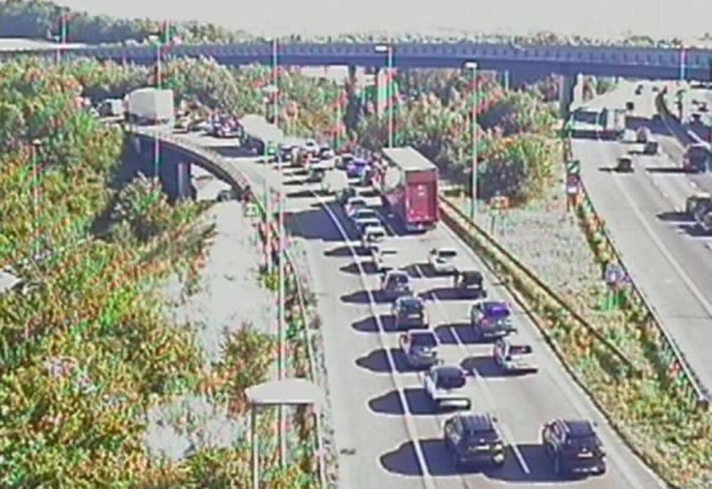Delays on A2 near Dartford after crash near Darenth Interchange,