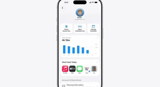 Apple's new parental controls, demoed during WWDC 2026