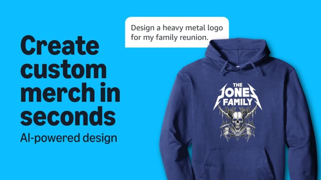 Amazon now lets you design custom merch using AI