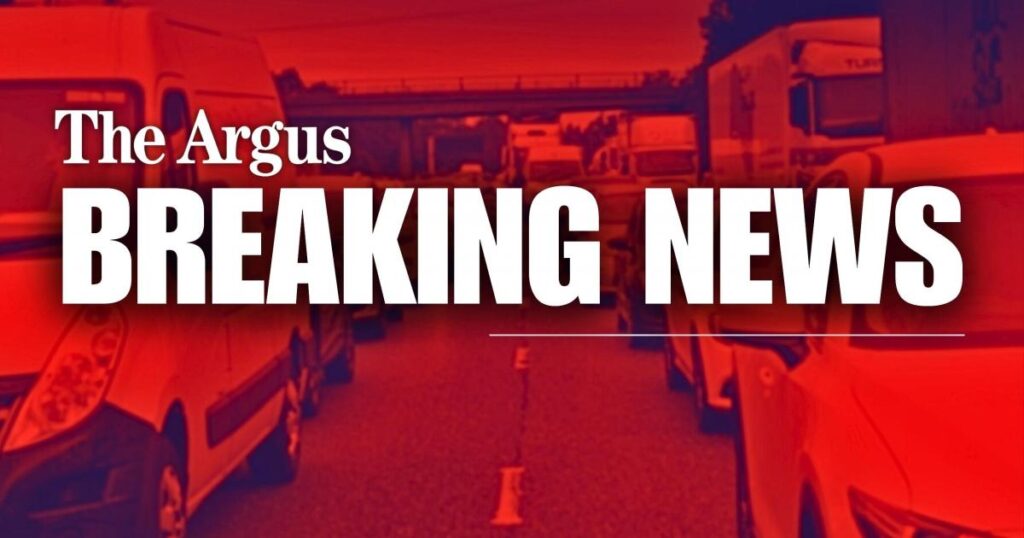Live updates as A259 coastal road blocked following collision