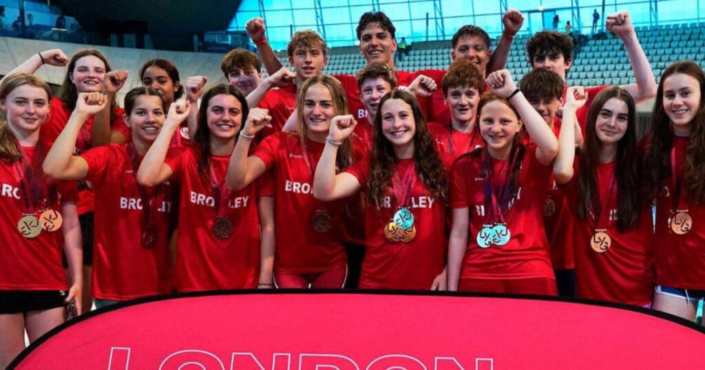 Bromley swimmers scoop bronze at London Youth Games