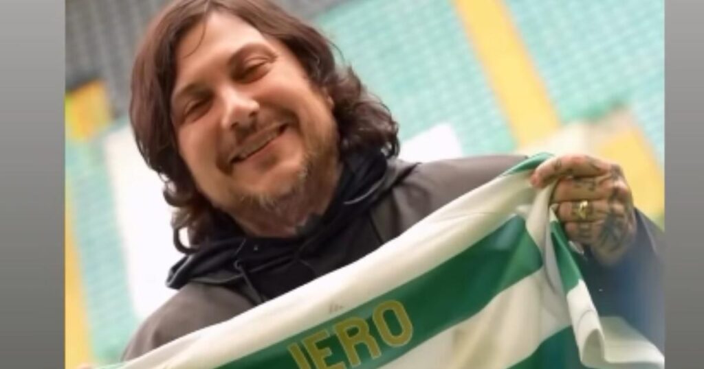 My Chemical Romance guitarist visits Celtic Park before Glasgow gig