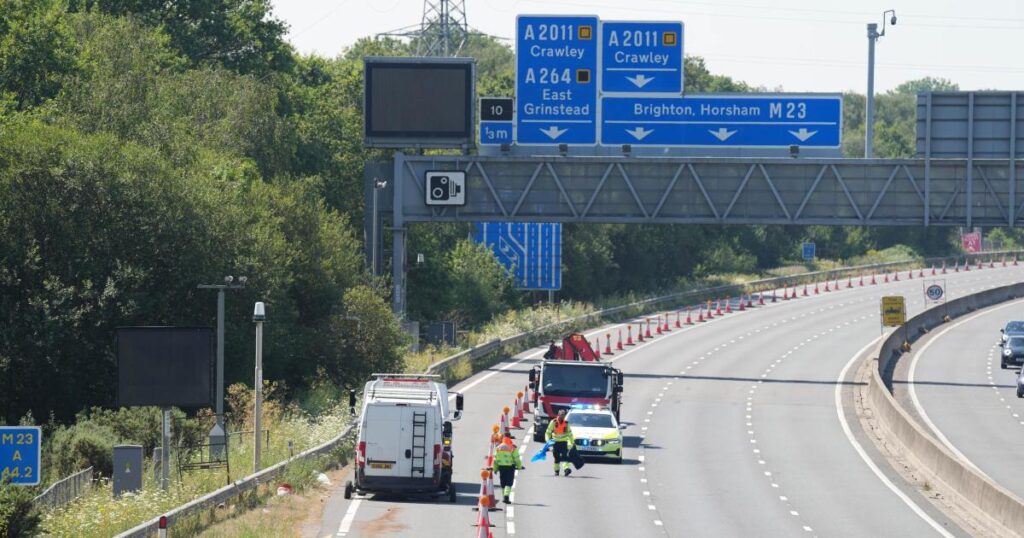 Van driver named and charged after fatal crash on M23