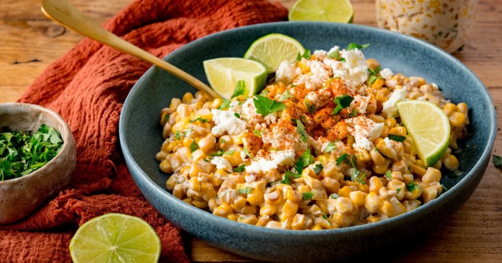 Corn Esquites (Mexican street corn salad)