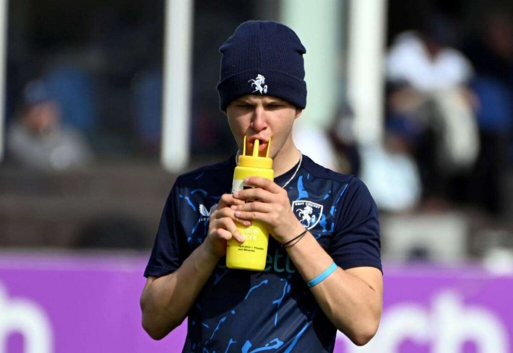 Whitstable Cricket Club skipper Sam Denly tells how he bizarrely forgot son Jaydn Denly’s name in the century stand in 115-run Kent Cricket League Premier Division triumph at Tunbridge Wells